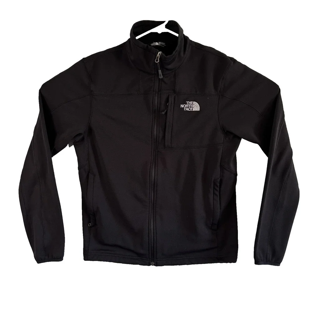 The North Face Apex Bionic Jacket Mens Small Full Zip Black Softshell Gorpcore
